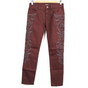 BDG Mid Rise Twig Ankle Skinny Embroidered jeans 26 x29